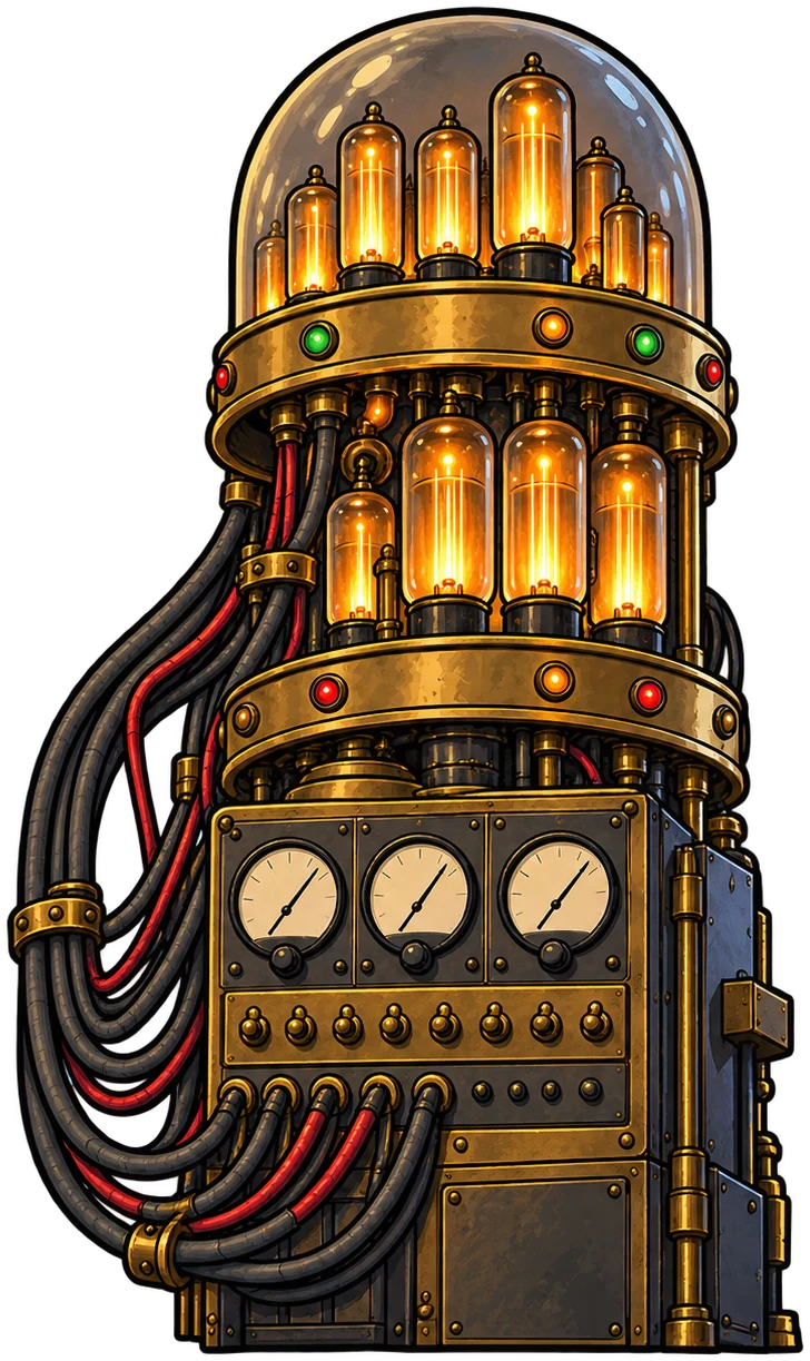 The brass vacuum-tube Reactor
